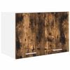 vidaXL H&auml;ngeschrank Ger&auml;ucherte Eiche und Wei&szlig; 60 x 31 x 40 cm