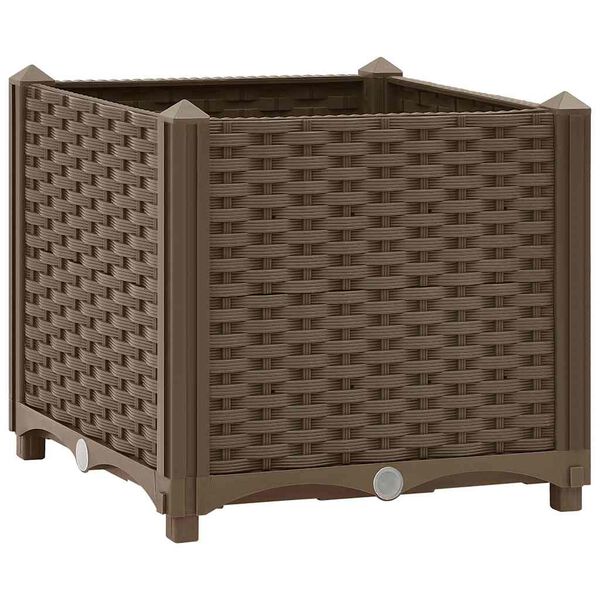 vidaXL Hochbeet 40x40x38 cm Polypropylen