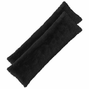 vidaXL Kissen mit Kissen HEERLEN Schwarz 40 x 145 cm PV Fleece