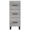 vidaXL Sideboard Grau Sonoma 34,5x34x90 cm Holzwerkstoff