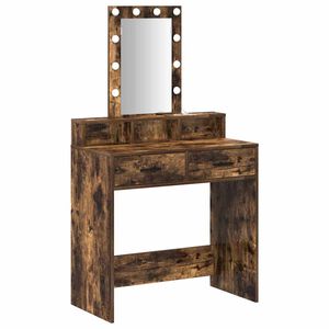 vidaXL Schminktisch Braun 79 x 41 x 140 cm Holzwerkstoff