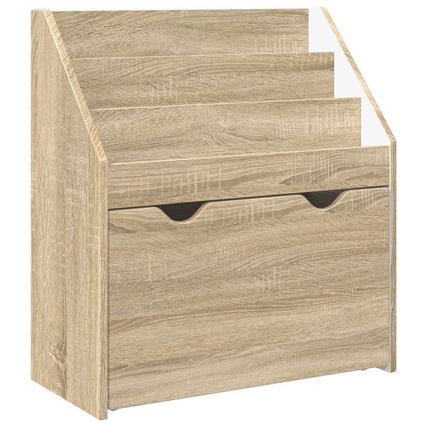 vidaXL Kinderregal Sonoma-Eiche 60 x 29,5 x 69 cm Holzwerkstoff