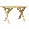 vidaXL Gartentisch 110x73x70 cm Kiefernholz Impr&auml;gniert