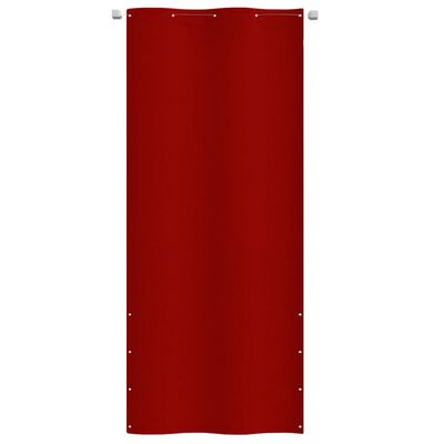 vidaXL Balkon-Sichtschutz Rot 100x240 cm Oxford-Gewebe