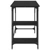vidaXL Schreibtisch Schwarz Eichen-Optik 120 x 50 x 75 cm