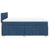 vidaXL Boxspringbett mit Matratze Blau 140x190 cm Stoff