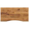 vidaXL Schreibtischplatte mit Aussparung 110x50x2,5cm Massivholz Mango