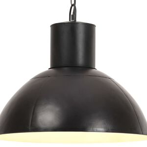 vidaXL H&auml;ngelampe 25 W Schwarz Rund 48 cm E27