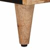 vidaXL Sideboard mit Speicher Natur 80 x 33 x 75 cm Massivholz Mango