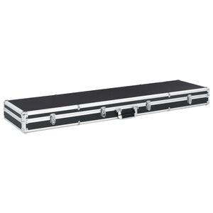 vidaXL Waffenkoffer Schwarz 134&times;35&times;12 cm Aluminium