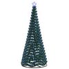 vidaXL LED-Lametta-Weihnachtsbaum mit St&auml;nder EKENAS 250 cm 370 LEDs