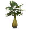 vidaXL Palme K&uuml;nstlich 9 Bl&auml;tter 65 cm Gr&uuml;n