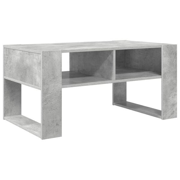 vidaXL Couchtisch Beton Grau 92 x 53 x 45 cm Holzwerkstoff