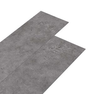 vidaXL Selbstklebende PVC-Bodenplanken Betongrau 30,5 x 61 cm 28 stk.
