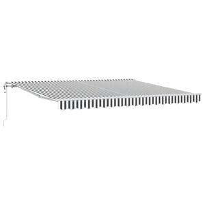 vidaXL Automatisch Manuell Anthrazit & Wei&szlig; 400x300 cm