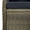 vidaXL 7-tlg. Garten-Essgruppe Braun Poly Rattan
