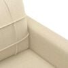 vidaXL 3-Sitzer-Sofa Creme 180 cm Stoff