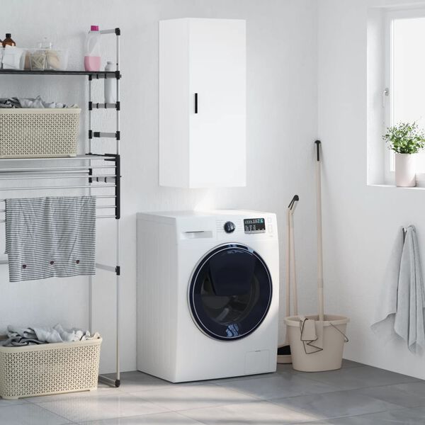 vidaXL Wandschrank Wei&szlig; 34,5x34x90 cm