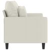 vidaXL 2-Sitzer-Sofa Creme 120 cm Samt