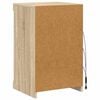 vidaXL Sideboard mit LED-Leuchten Sonoma-Eiche 41x37x67 cm
