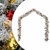 vidaXL Weihnachtsgirlande mit Kugeln und LED-Leuchten Gr&uuml;n 5 m PVC