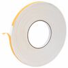vidaXL Selbstklebendes Schaumstoffband Wei&szlig; 10mm x 10m CR-Schaum