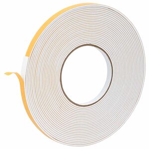 vidaXL Selbstklebendes Schaumstoffband Wei&szlig; 10mm x 10m CR-Schaum