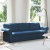 vidaXL Sofa Blau Gesamtabmessungen: 245 x 82 x 80 cm (B x T x H) Samt