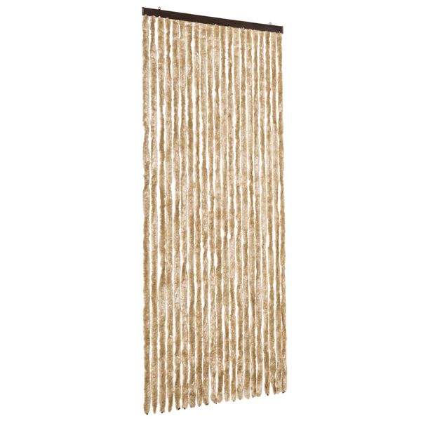 vidaXL Insektenschutz-Vorhang Beige 90x220 cm Chenille