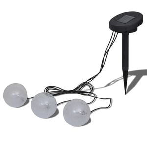 LED-Solarkugeln Schwimmend 3 Flammen f&uuml;r Teich Pool