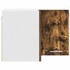 vidaXL H&auml;ngeschrank Ger&auml;ucherte Eiche und Wei&szlig; 57 x 57 x 40 cm