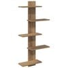 vidaXL Wandregal Artisan-Eiche 48,5 x 15 x 101 cm Holzwerkstoff