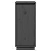 vidaXL Sideboards 2 Stk. Grau 31,5x34x75 cm Massivholz Kiefer