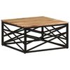 vidaXL Couchtisch 68x68x35 cm Massivholz Akazie