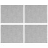 vidaXL Stufenmatten 4 stk. 50 x 40 cm Silber Aluminium Rechtwinklig