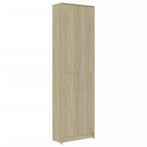 vidaXL Garderobenschrank Sonoma-Eiche 55x25x189 cm Holzwerkstoff