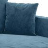 vidaXL 3-Sitzer-Sofa Blau 180 cm Samt