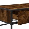 vidaXL Couchtisch R&auml;uchereiche 100x50x35 cm Holzwerkstoff und Metall