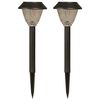 Luxform Solar LED Pollerleuchte 2 Stk. Kodiak