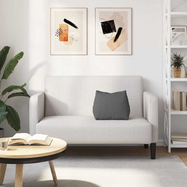 vidaXL R&uuml;ckenkissen Dunkelgrau 45 x 20 x 35 cm Stoff