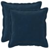 vidaXL Kissen 2 stk. HOUTEN Blau 30 x 30 cm Mikrofaser Fleece