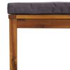 vidaXL 6-tlg. Garten-Lounge-Set mit Auflage Massivholz Akazie