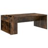 vidaXL Couchtisch Ger&auml;ucherte Eiche 95 x 50 x 34 cm Holzwerkstoff