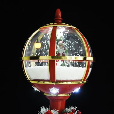 vidaXL Weihnachts-Straßenlampe mit Weihnachtsmann 175 cm LED