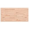 vidaXL Tischplatte 80x40x1,5 cm Rechteckig Massivholz Buche