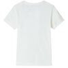 Kinder-T-Shirt Ecru 128