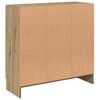 vidaXL Bücherschrank Artisan-Eiche 82,5x30,5x80 cm Holzwerkstoff