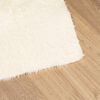 vidaXL Teppich Shaggy Hochflor NAVARRA Creme 240x340 cm Polyester