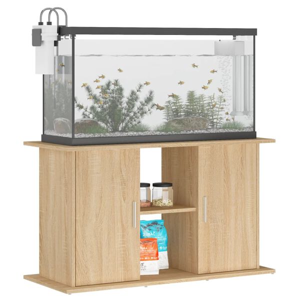 vidaXL Aquariumständer Sonoma-Eiche 101 x 41 x 58 cm Holzwerkstoff