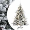 vidaXL K&uuml;nstlicher Weihnachtsbaum mit Weihnachtskugel 120 cm 150 LEDs